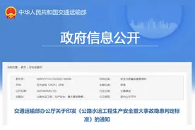 这一重大事故隐患判定标准公布！适用于→图片