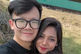 湖北小伙到印度旅行，吃黑暗料理，喝恒河水，还娶小10岁印度美女图片