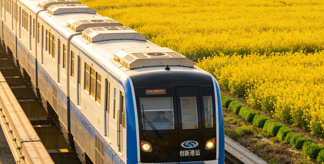 西安藏着神仙春日：坐地铁穿花海，随手释放浪漫，便捷观赏油菜花