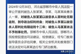 等到了！邯郸初中生被杀案一审宣判:1个无期，1个12年，1个不处罚图片