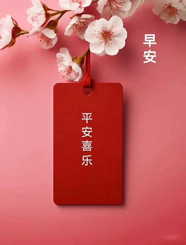 早上好早安祝福美图/静观天边云卷云舒，笑看庭前花开花落