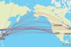 增班后我国直飞美国航班数量，宝岛排名第一图片