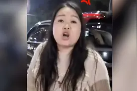 嚣张宝马女司机违停还骂人，不料惹怒硬茬子狠人，结局大快人心！图片