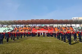 长子县2023年中小学生田径运动会开幕图片