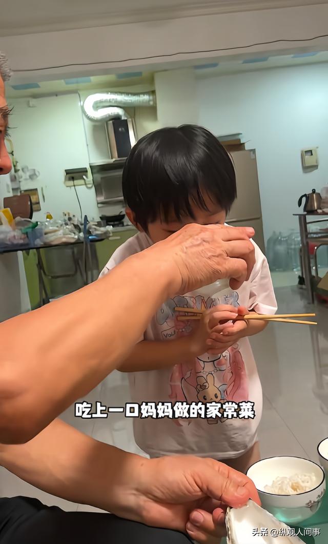 不回山东！5岁小天赐被74岁父亲留在广西过中秋，家中还是脏乱差