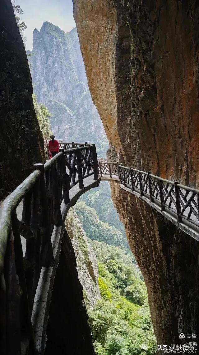 雁荡山百岗尖显胜门穿越,这条风光绝美的经典徒步线路你可去过