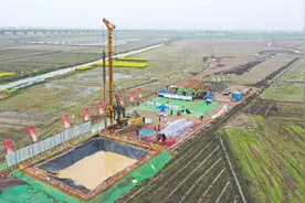 合肥“大外环”南环东段开工图片