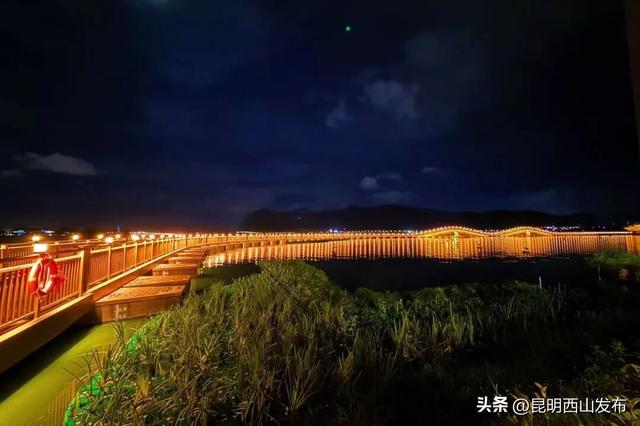 滇池开合浮桥｜横卧草海的“金龙”连通两岸