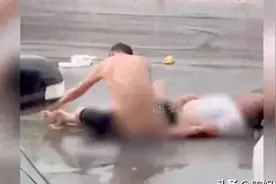 炸裂！夫妻吵架妻子脱掉裤子大张双腿，丈夫吓坏忙遮挡，网友炸锅图片