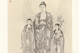 佛教里说的三世佛（竖三世佛）图片