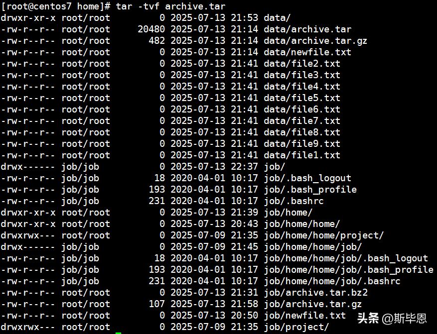 Centos7—tar 软件包参数管理插图7 Centos7—tar 软件包参数管理