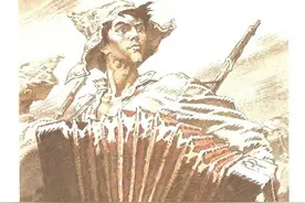 虎狼风格的《钢铁是怎样炼成的》插图，可以借此一窥苏联末世时尚图片