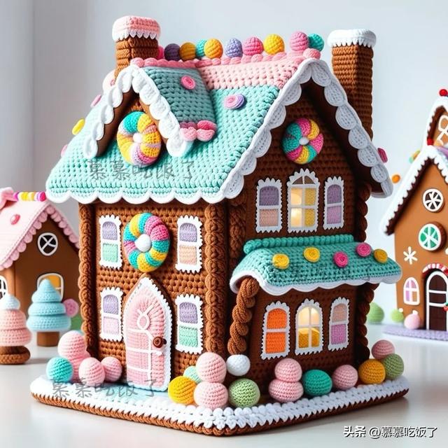 钩针编织梦幻糖果小屋