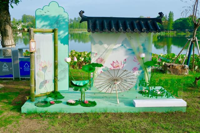 常熟尚湖风景区，曾是姜太公钓鱼的地方，现在是休闲观光的好去处