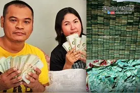 存20铢纸币5年攒下140万 泰国夫妻得偿所愿购新车！图片