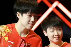 “央视《面对面》打破常规，八卦提问孙颖莎王楚钦关系引热议”图片