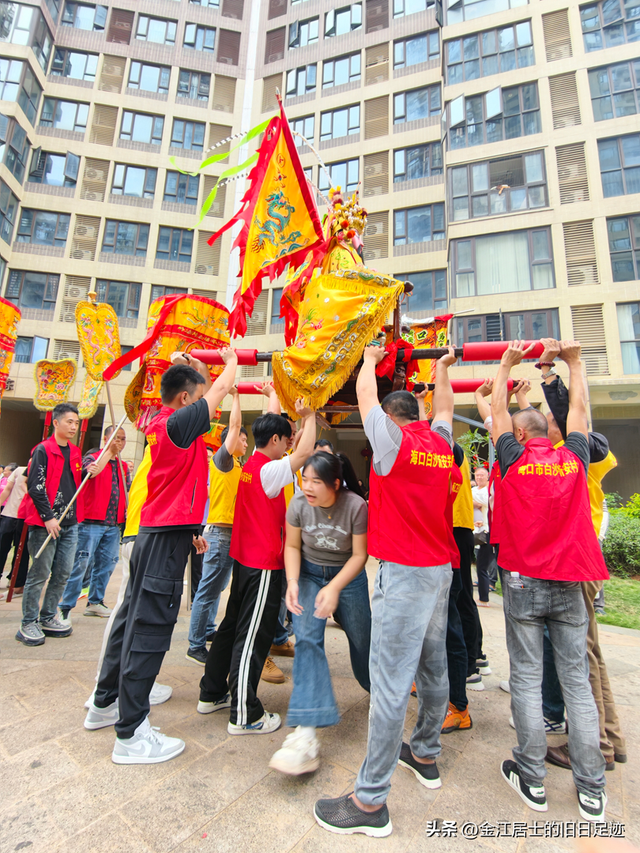 正月初七海口白沙新安关康庙行符 在水泥森林中寻找旧村的过年记忆