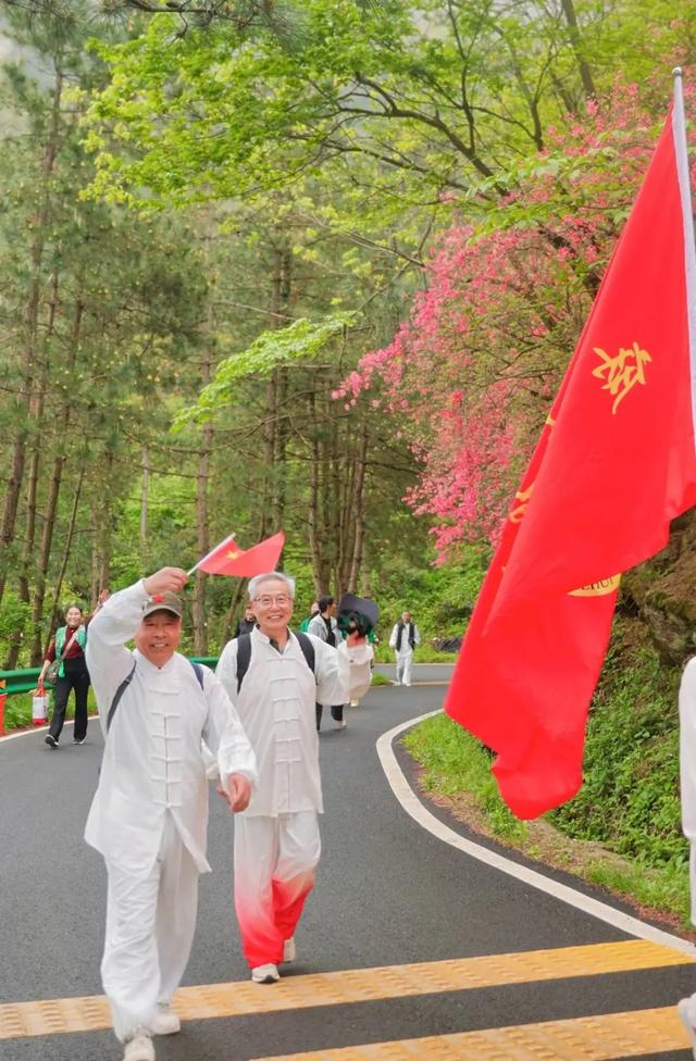 麻城杜鹃花海徒步大会启幕 预计4月下旬迎来盛花期