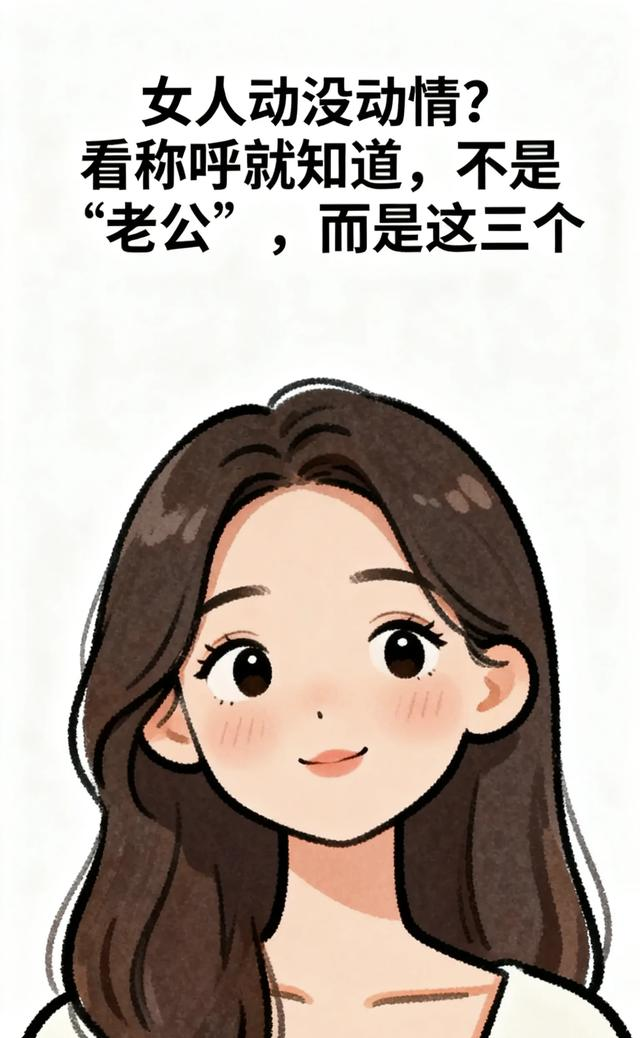 女人动没动情？ 看称呼就知道，不是“老公”，而是这三个