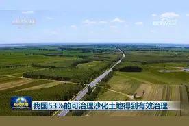 我国53%的可治理沙化土地得到有效治理图片