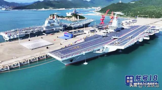 万众瞩目！"福建"舰入列，中国三航母时代降临，全球海军格局震动
