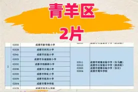 成都“5+1”片区学校划分，买房你选对了可以节约几十万元图片