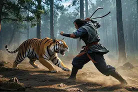 李逵杀四虎毫不费力，武松打一虎就累趴，李逵武力值比武松高吗？图片