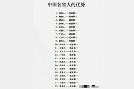 我国各省人的性格优势，快来看看你的省市图片