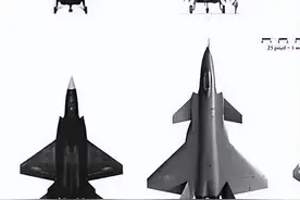 歼35有多大？与歼20放一起比才明白，为何会选歼35上福建舰图片