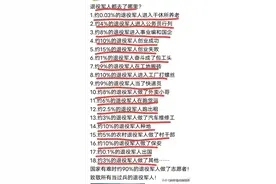 退役军人都去哪里了，终于有人整理出来了，不知道的收藏看看。图片