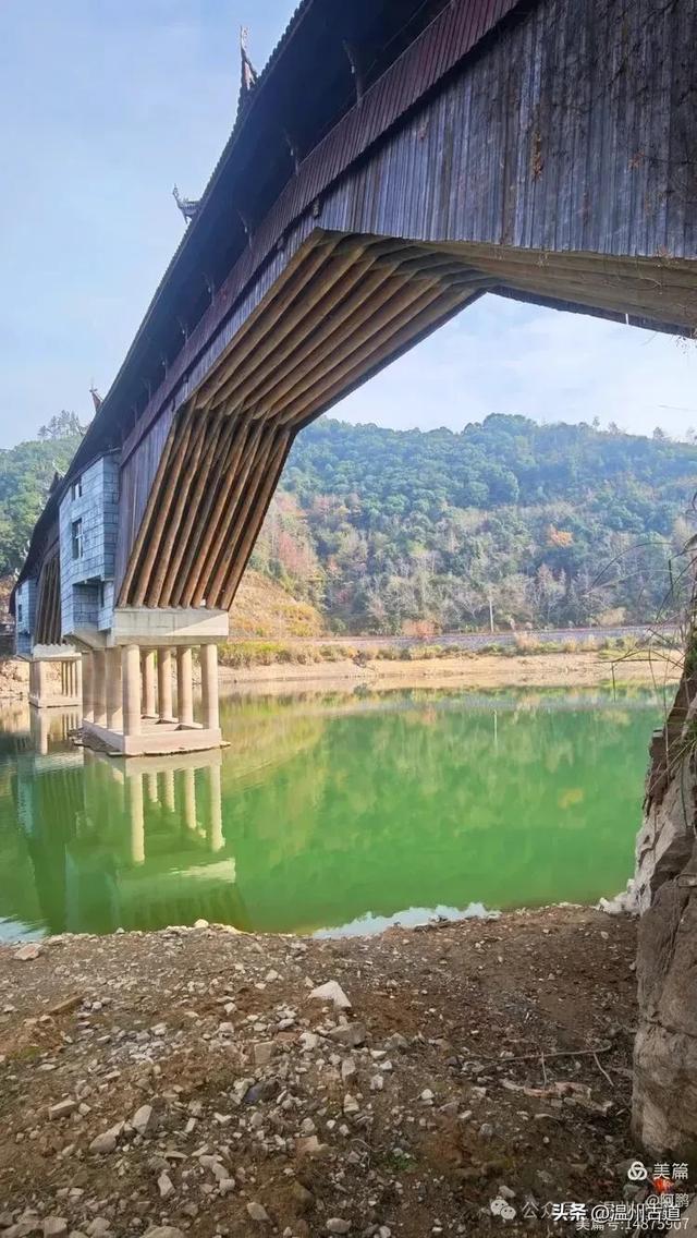 两毁两建，三廊相连，这座全国最长的木拱廊桥‌，就在温州！