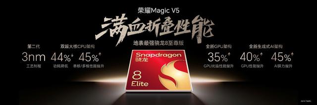超薄机身塞进6100mAh电池，荣耀Magic V5成折叠屏续航之王！