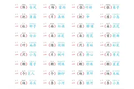 一二年级语文——量词积累图片