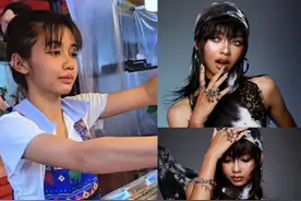 因神似顶流Lisa！泰国炸鸡妹火爆全网！图片