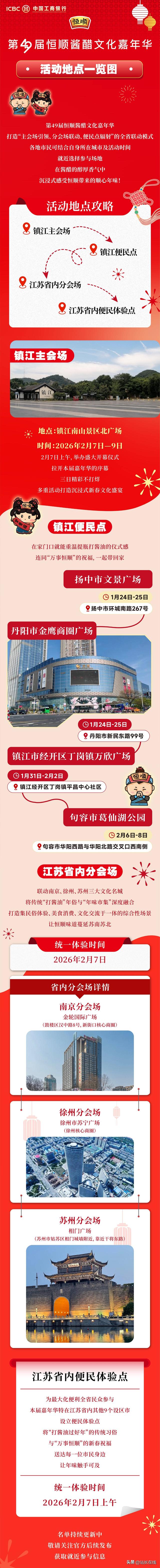 “打酱油”啦！第49届恒顺酱醋文化嘉年华苏州分会场于2月7日启幕