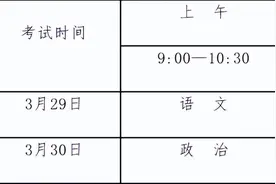 江西考生请注意！考试时间定了→图片