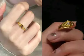 有哪些好看的复古黄金戒指，每件都能戳中我！图片