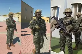 中国武警的海外特战队员，换装191步枪和201轻机枪，太帅了图片