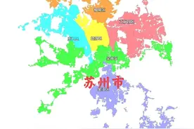 卫星地图告诉你：苏州建成区面积到底有多大？图片