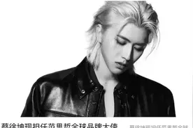 低调一年后，蔡徐坤高调官宣成为范思哲代言人，品牌辱华旧事重提图片