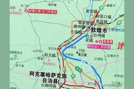 敦煌因党河而成为绿洲，没让沙漠连起来，这里有转渠口镇、黄渠镇图片