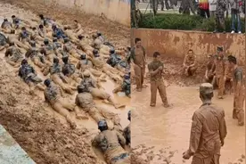 太飒了~国外网友看广西硬核军训，英国网友：后背发凉，太震撼了图片