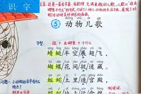 一年级语文下册，第五单元识字5《动物儿歌》笔记+解析+知识点图片