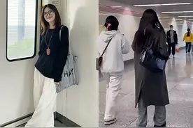 被上海地铁女生惊艳了！衣不暴露，穿搭时髦得体，美得洋气又高级图片