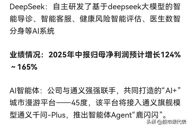 暴涨1534％！DeepSeek赋能10家中报高增AI智能体企业