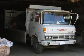 这辆挂老鹰车标的卡车，能勾起你的回忆吗图片