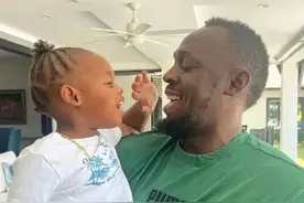 38岁博尔特现状：与1米55女友生了3孩子，每年领400万美元至终身图片