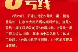海报｜地下通衢 四线同建 石家庄地铁建设全速推进图片