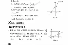 初二数学期末复习——一次函数重点题型精练图片