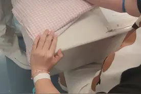 怀孕34周突然见红，吓得老公带我去住院保胎图片